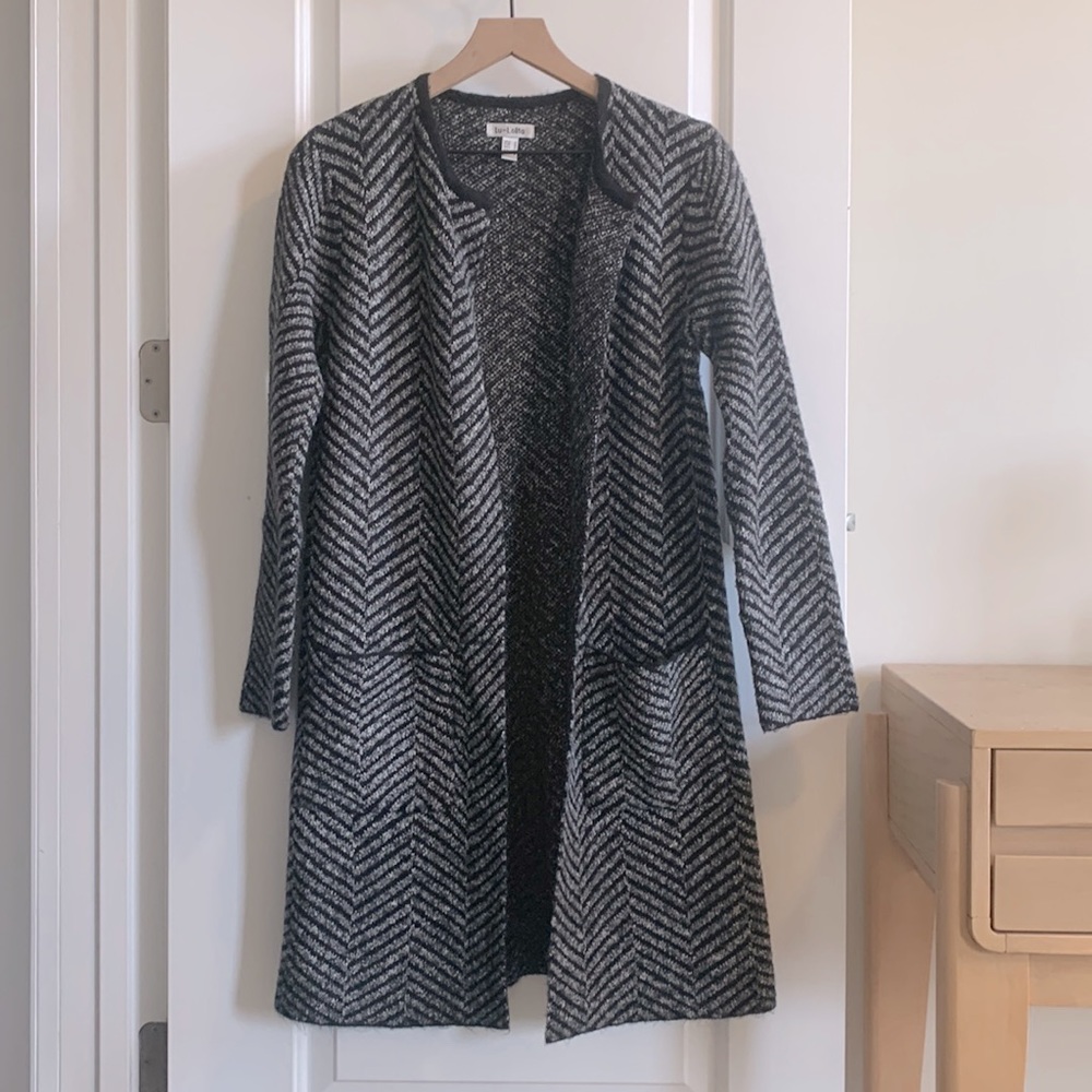 Long Chevron Cardigan